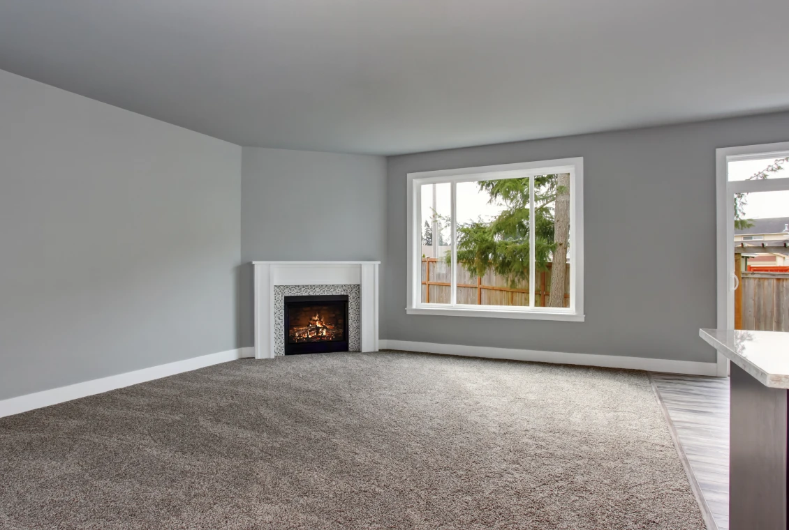 Spacious room with large window